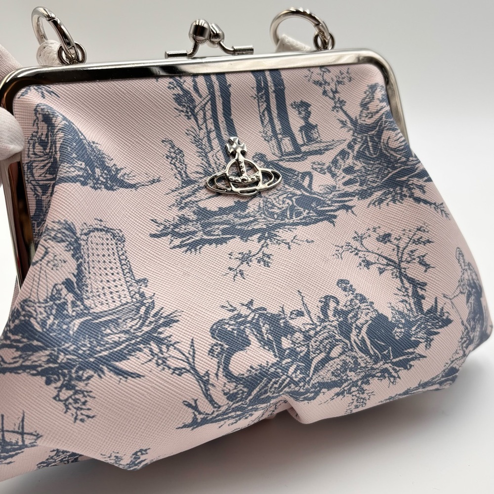 Vivienne Westwood Granny Frame Purse Toile De Jouy Betty Limited Edition Orb - Picture 6 of 8
